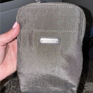 Baggallini Charcoal Crossbody Pouch